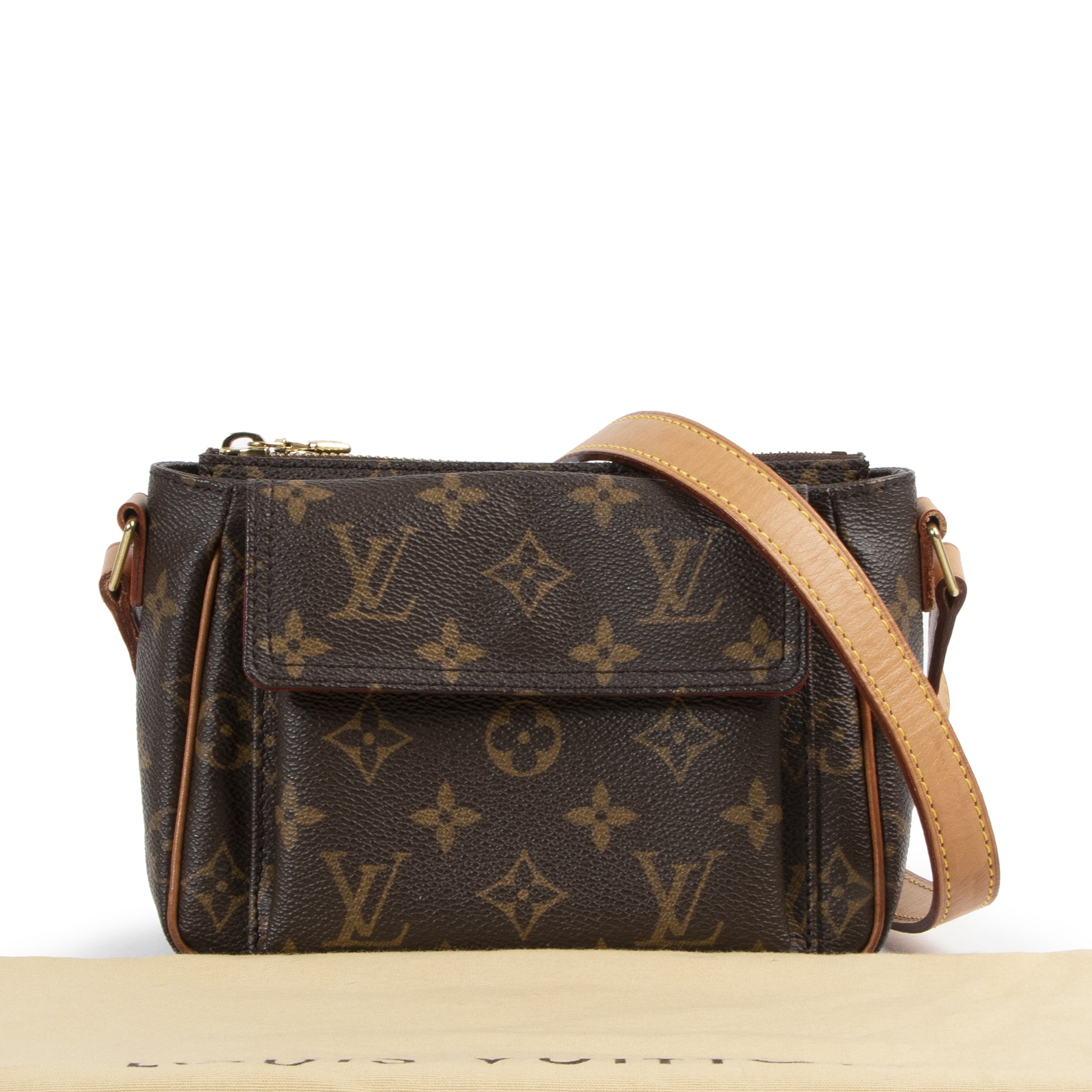 Authentic secondhand Louis Vuitton Monogram Viva Cite PM Crossbody Bag designer bags fashion luxury vintage webshop safe secure online shopping