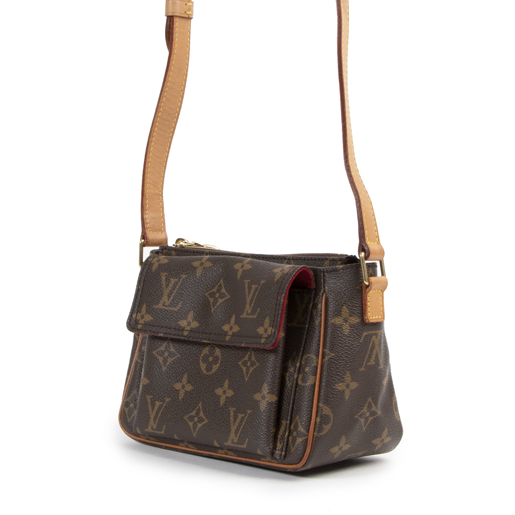 Authentic secondhand Louis Vuitton Monogram Viva Cite PM Crossbody Bag designer bags fashion luxury vintage webshop safe secure online shopping