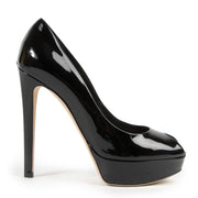 Christian Dior Black Patent Leather Platform Pumps kopen en verkopen