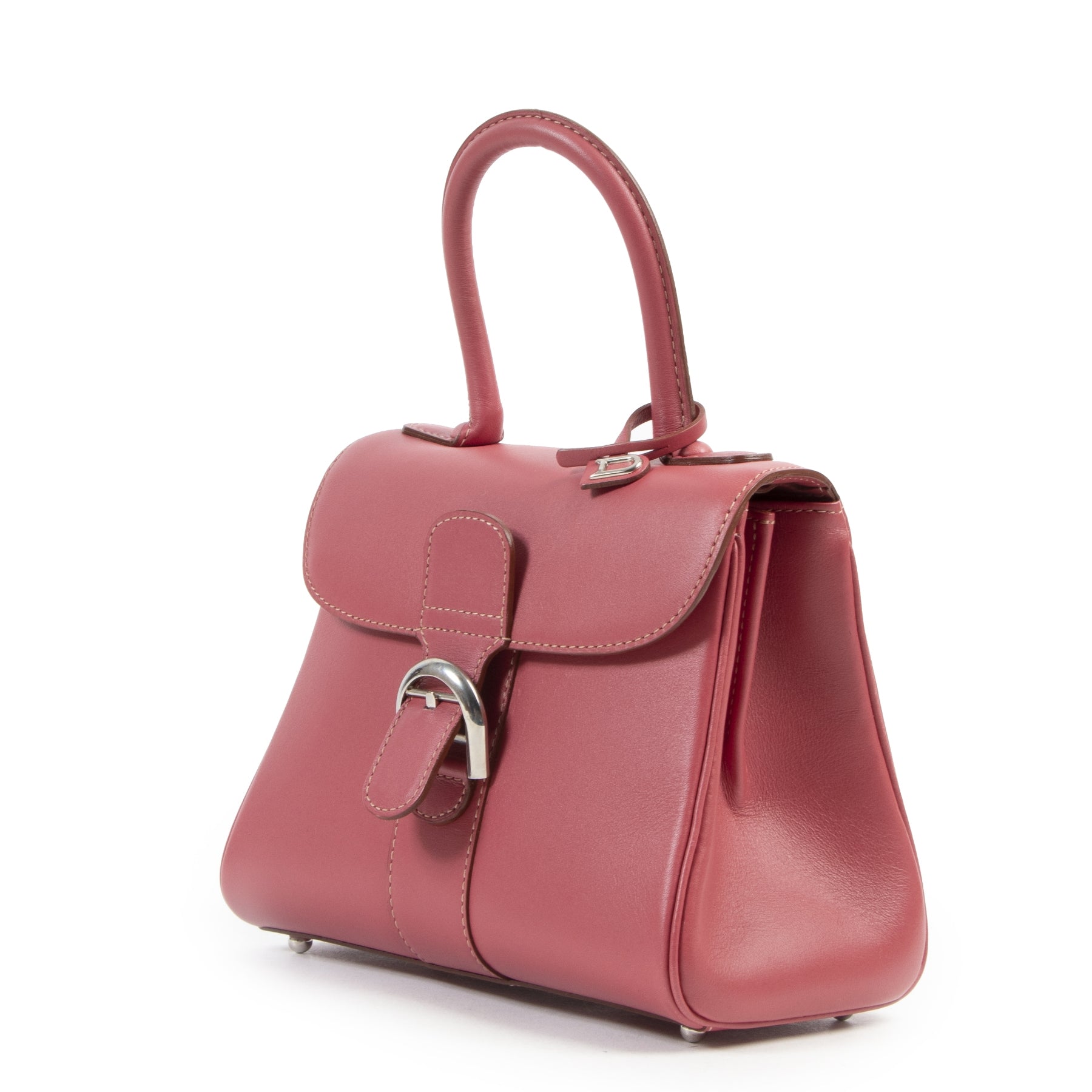 Delvaux Brillant Mini Rouge Blush + Strap for sale secondhand luxury best prices of 2020