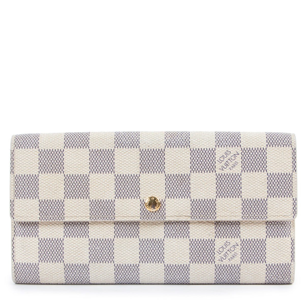 Shop safe online 100% authentic second hand Louis Vuitton Damier Azur Wallet at the right price at Labellov in Antwerp.