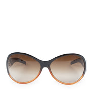 Authentieke Tweedehands Chanel Brown Sunglasses juiste prijs veilig online shoppen luxe merken webshop winkelen Antwerpen België mode fashion