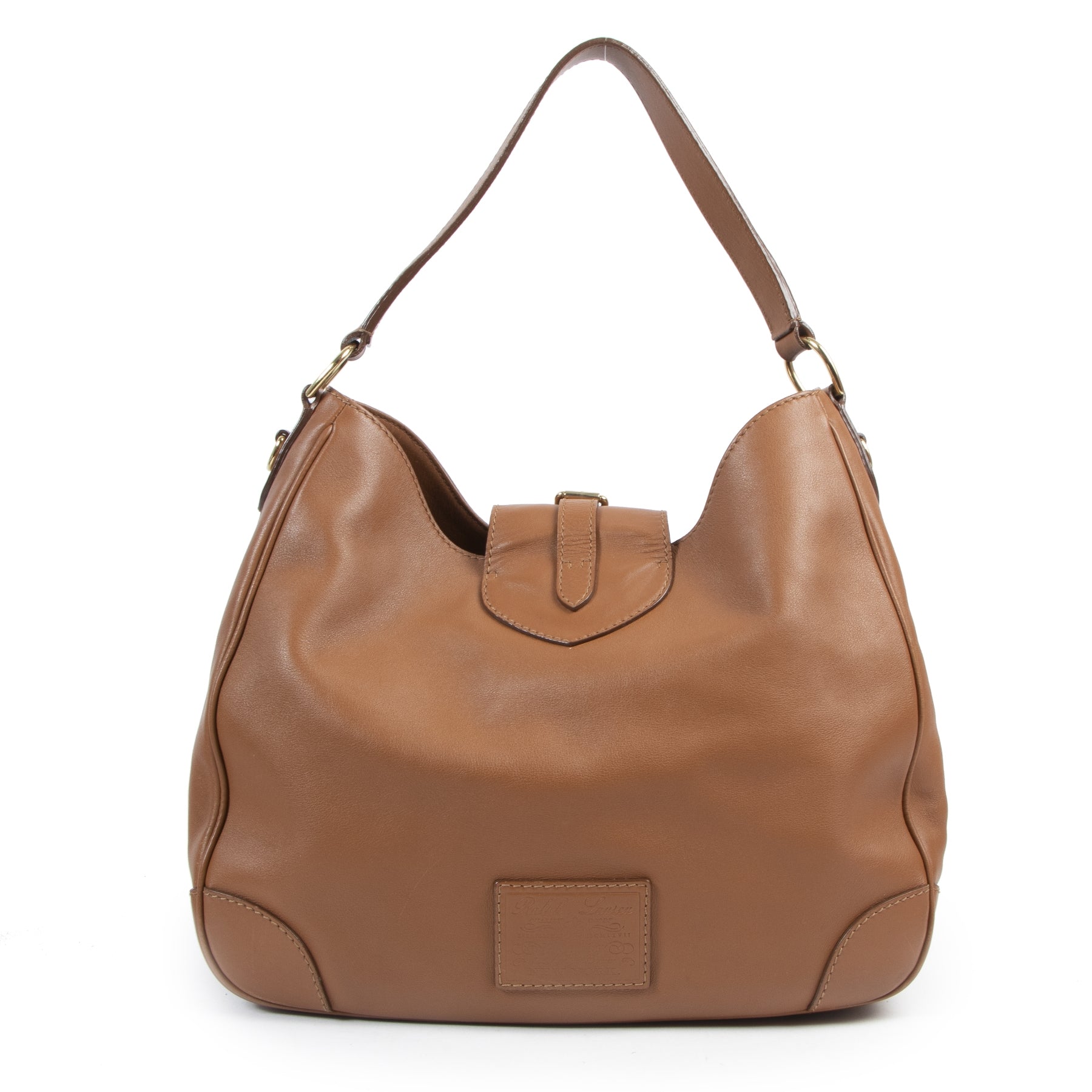 Authentic secondhand Ralph Lauren Brown Shoulder Bag designer bags fashion luxury vintage webshop safe secure online shopping