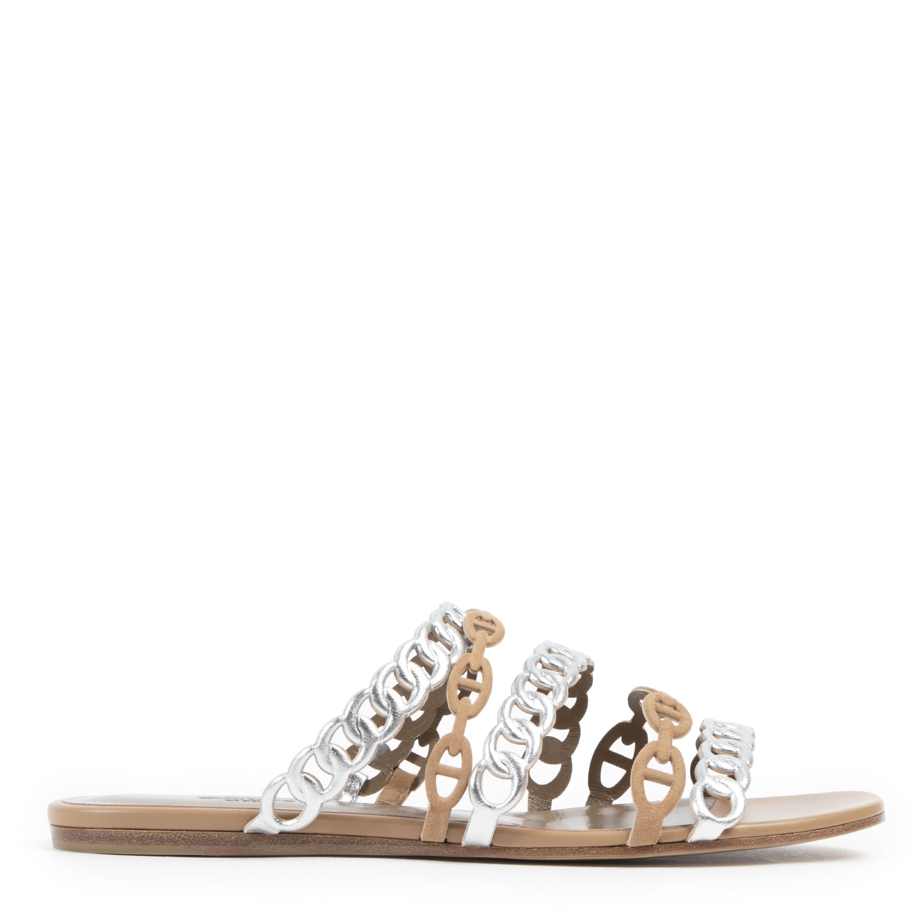 Authentieke Tweedehands Hermès Thalassa Sandals - Size 39 juiste prijs veilig online shoppen luxe merken webshop winkelen Antwerpen België mode fashion