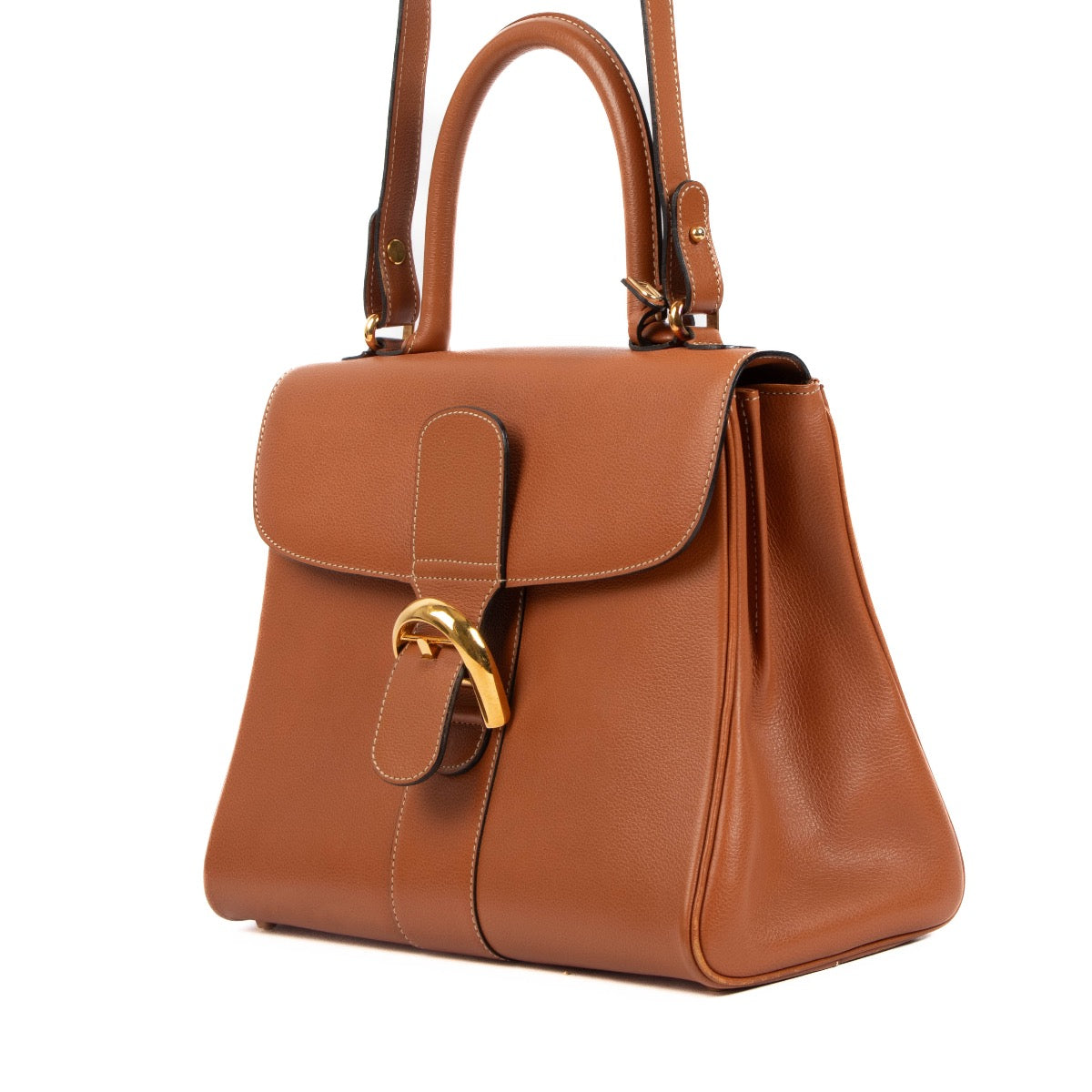 Shop 100% authentic second-hand Delvaux Cognac Jumping Brillant MM on Labellov.com