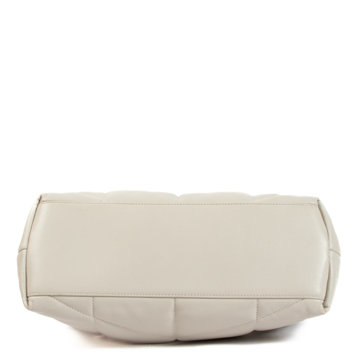 Saint Laurent Witte Puffer Medium Kettingtas