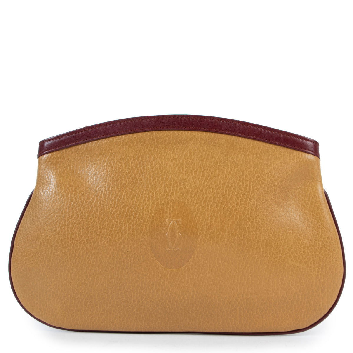 Cartier Yellow Leather Clutch