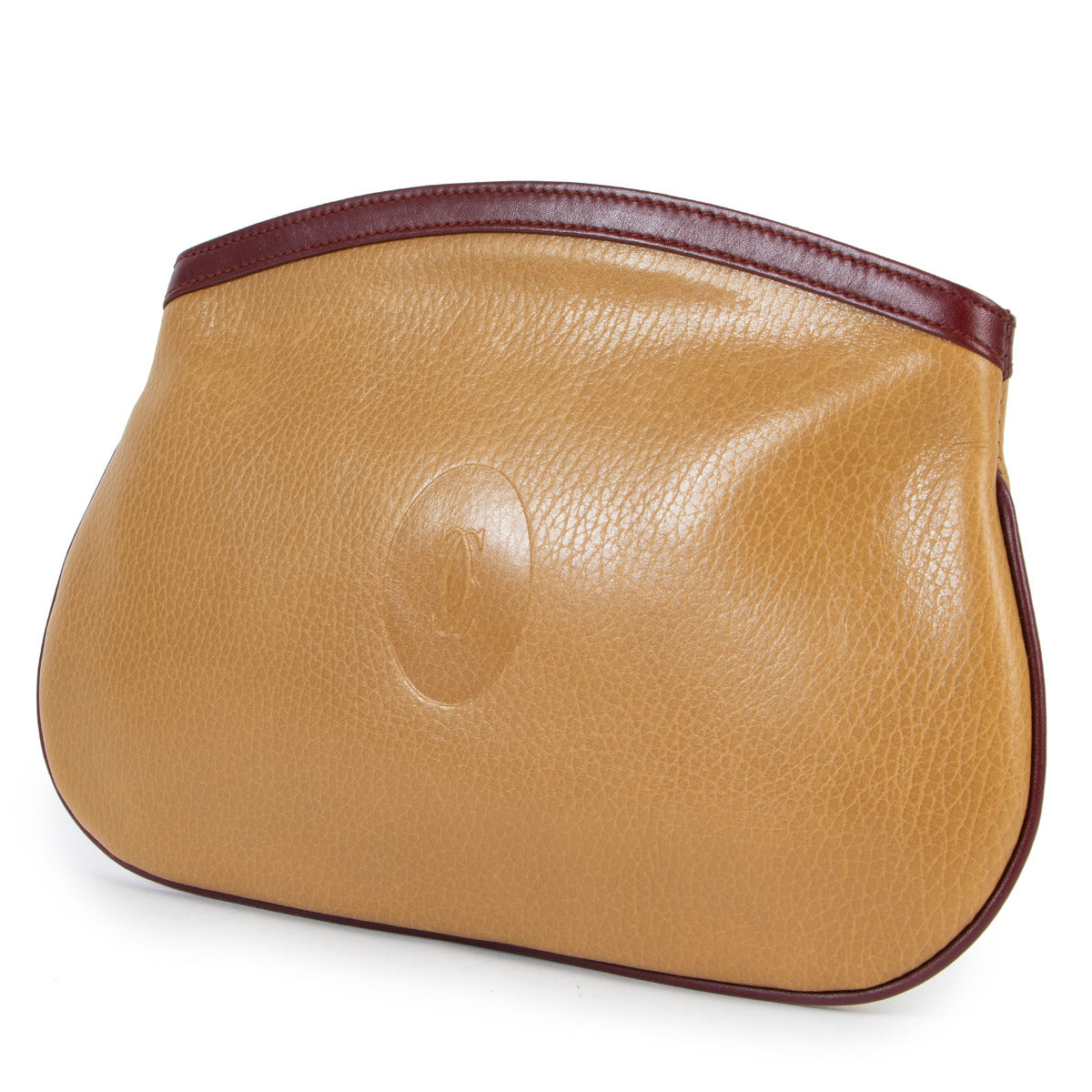 Cartier Yellow Leather Clutch