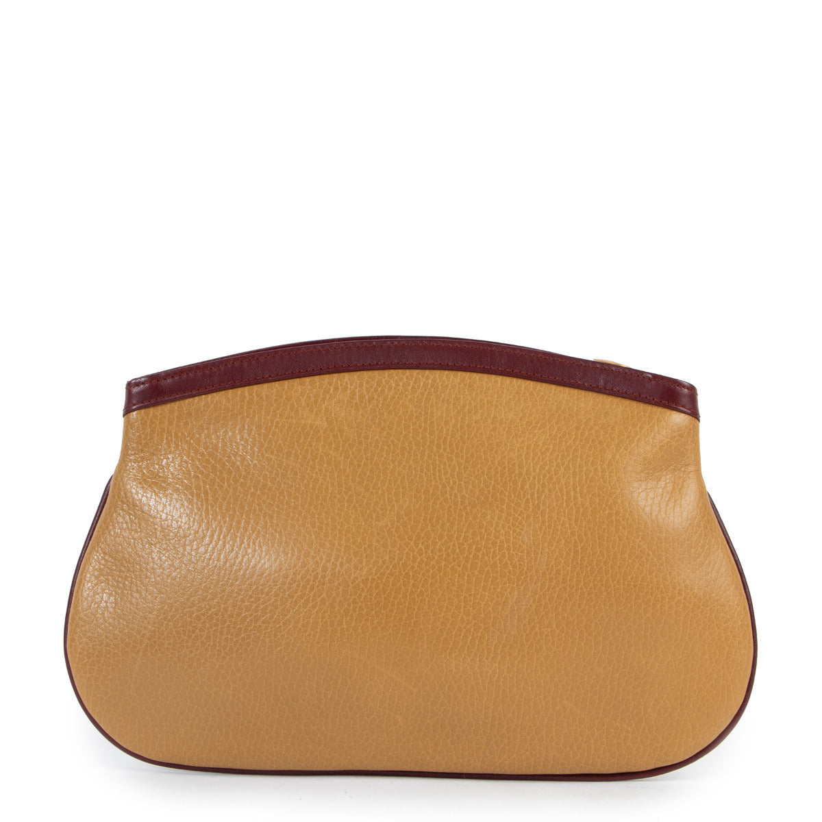 Cartier Yellow Leather Clutch