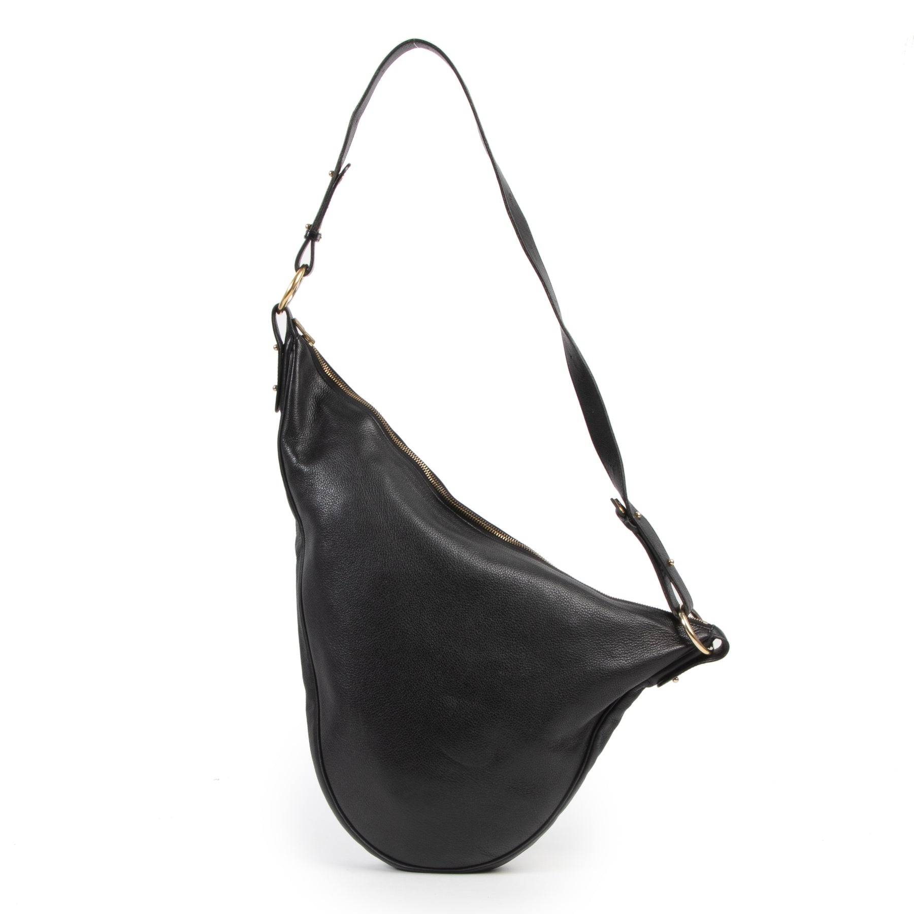 Delvaux Black Saddle Sling Bag kopen en verkopen aan de beste prijs