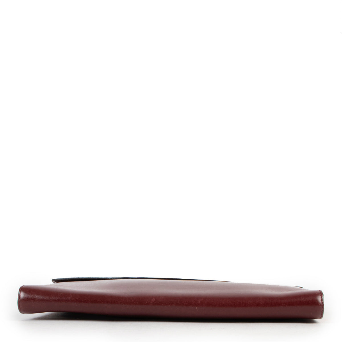 Delvaux Burgundy Clutch