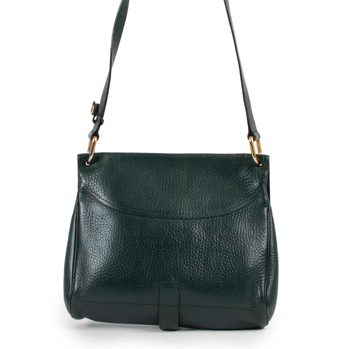 Delvaux Green Fichu Crossbody Bag