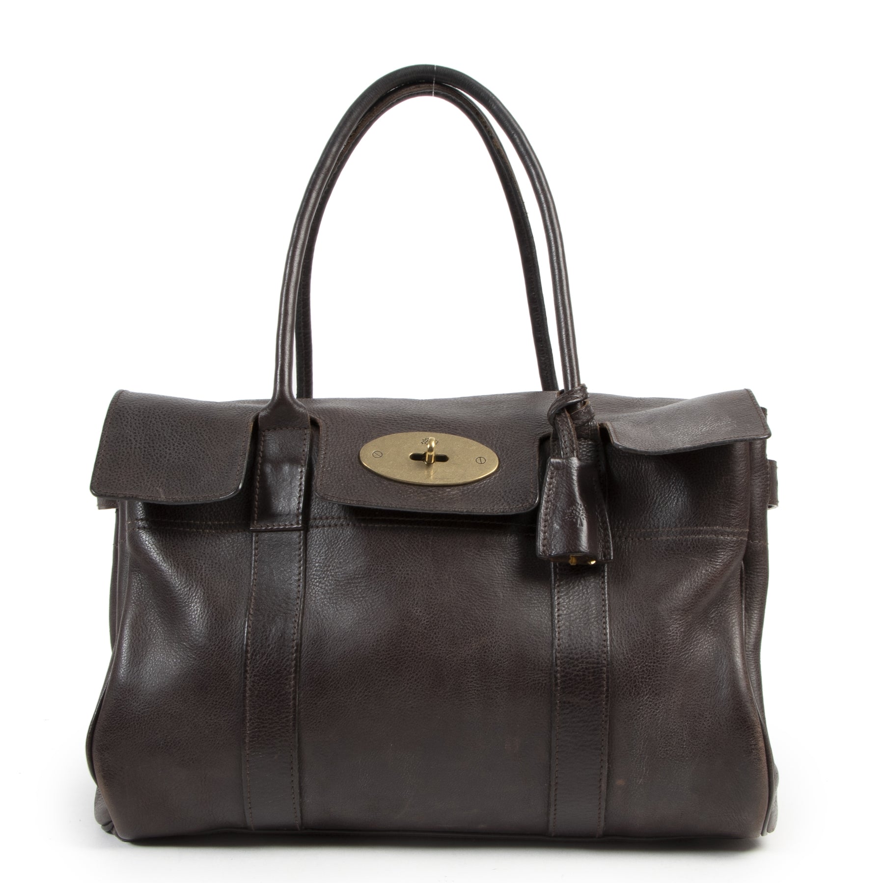 koop veilig online Mulberry Brown Bayswater Bag