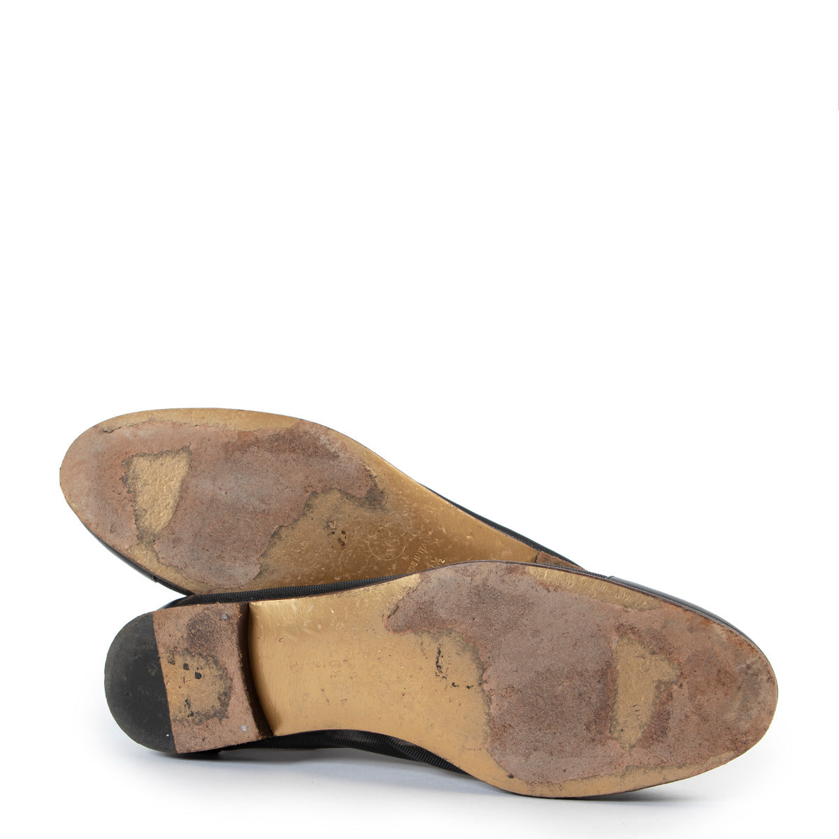 Chaussures plates ballerines en maille noire Chanel - taille 40,5