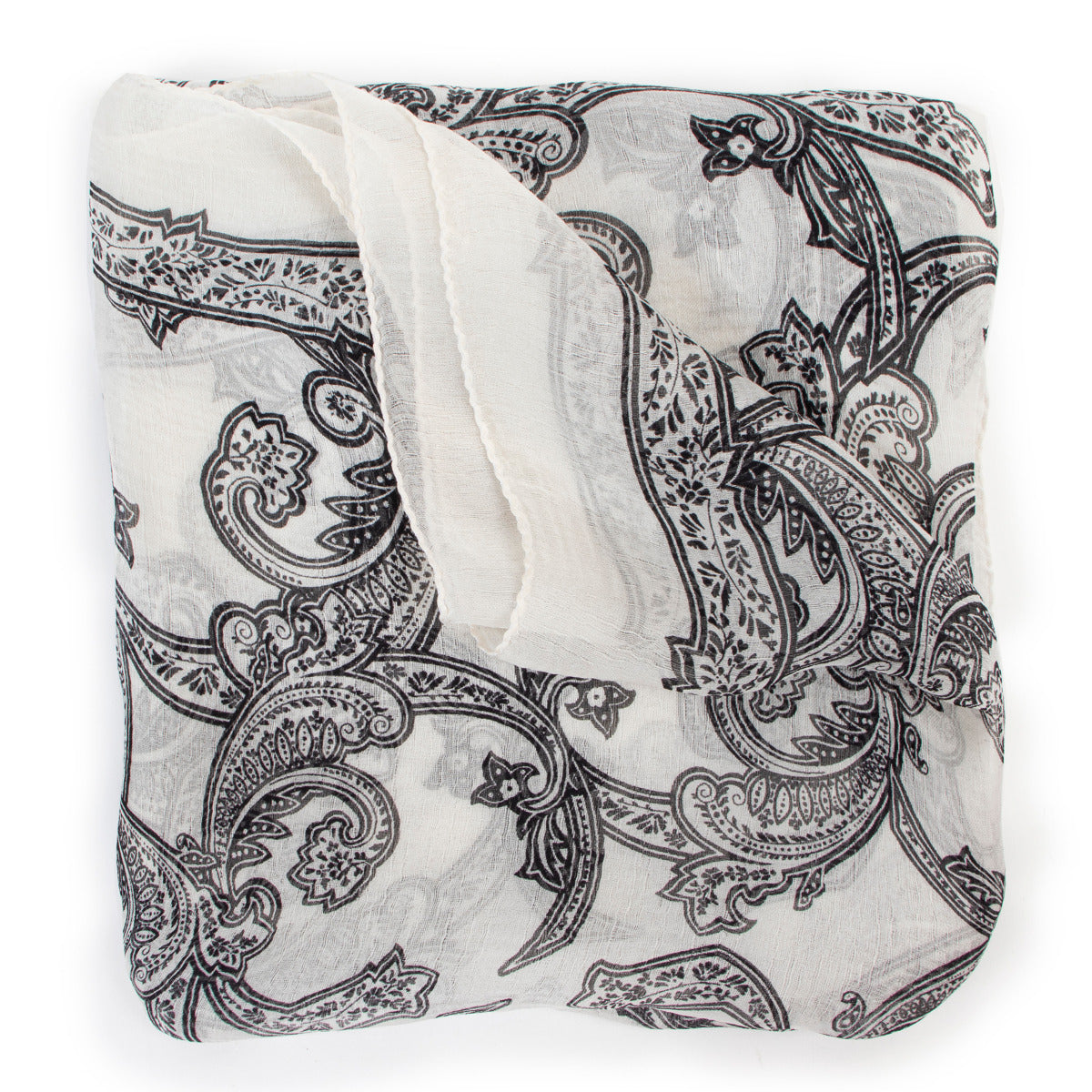 Gucci Silk Paisley Print Scarf