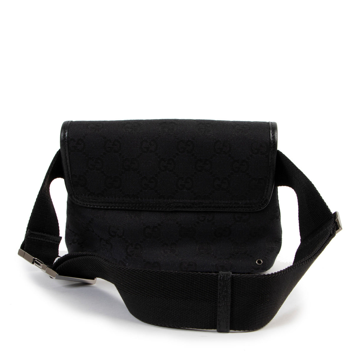 Gucci Zwarte Monogram GG Heuptas