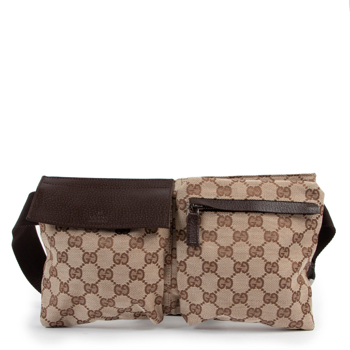 Gucci Beige Fabric Belt Bag