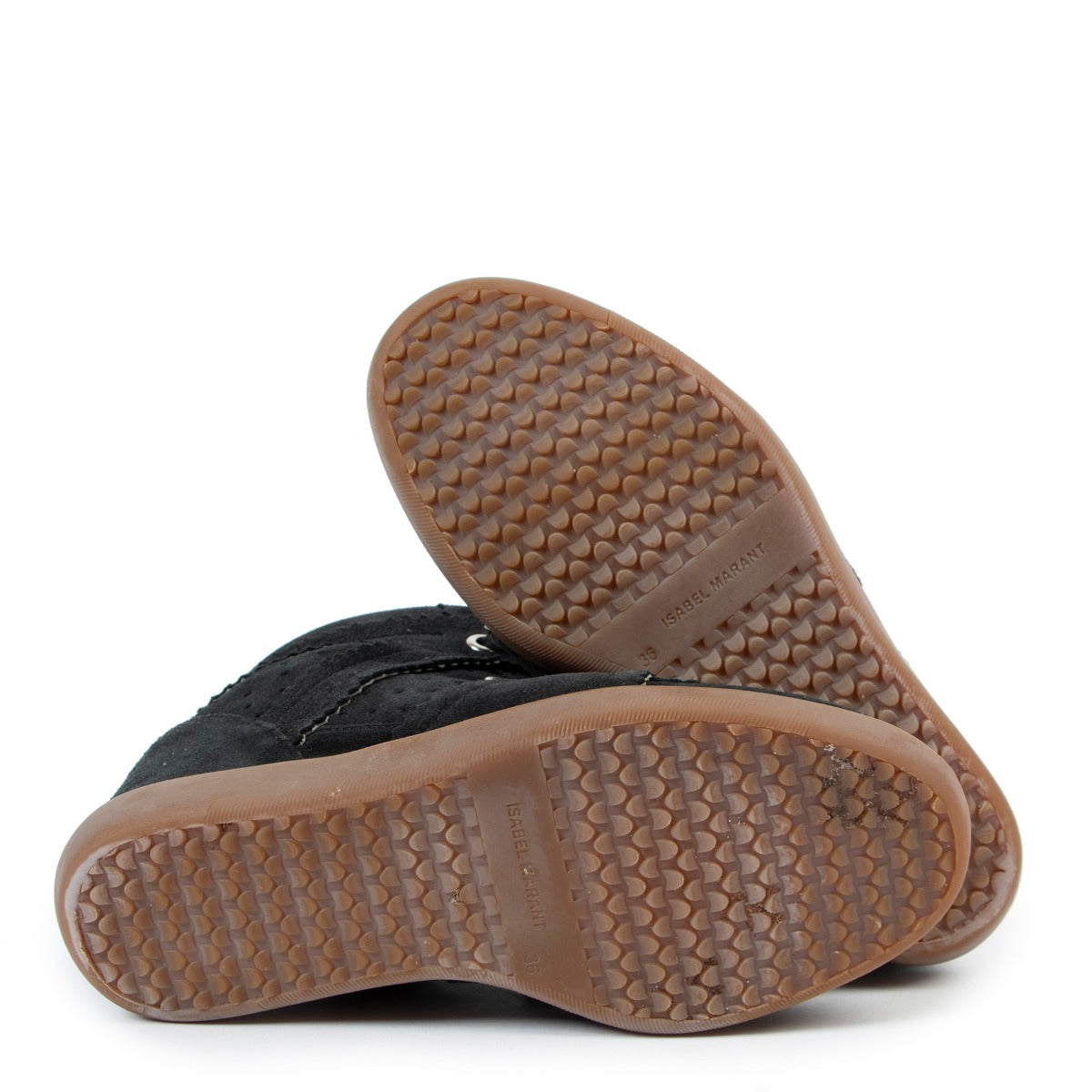 shop authentic second hand Isabel Marant Bobby Black Wedge Sneakers at Labellov for the best price