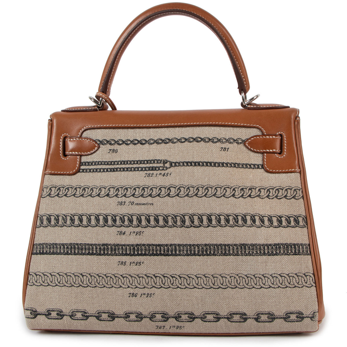 Hermès Kelly 28 Toile de Camp Dechainee/Fauve Barenia PHW