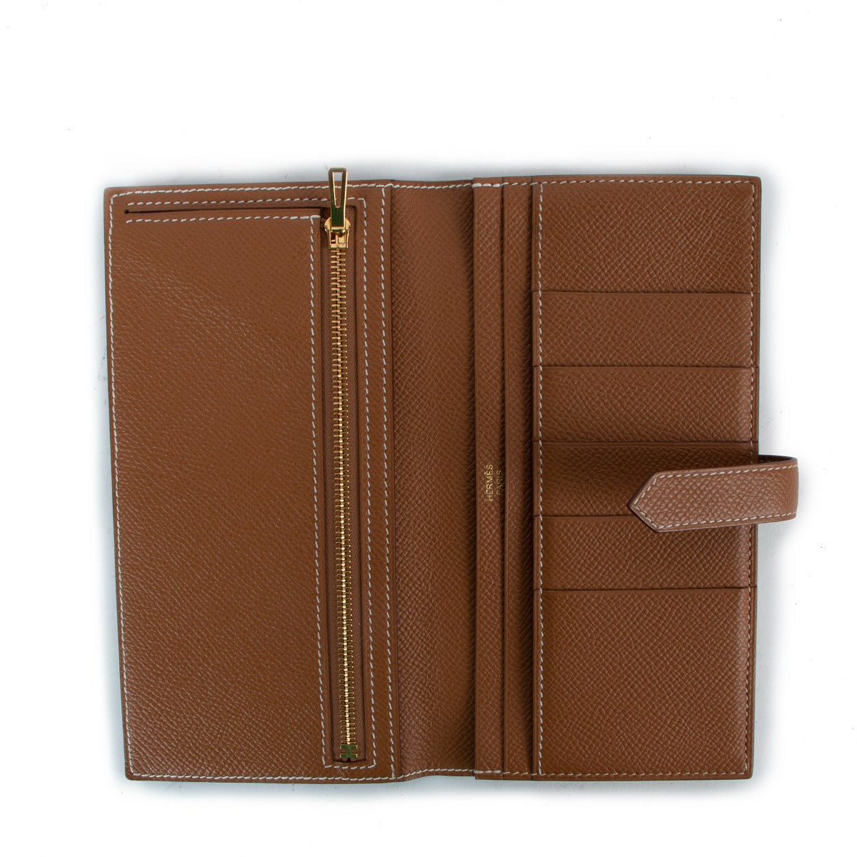 Hermès Bearn Gold Epsom Wallet
