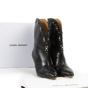 Authentic secondhand Isabel Marant Black Heeled Boots With Details - Size 41 designer bags fashion luxury vintage webshop safe secure online shopping