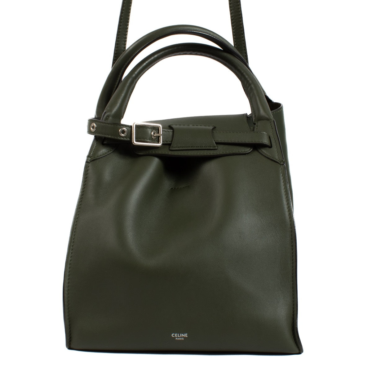 Authentic second hand Celine Green Leather Small Big Bag on Labellov.com