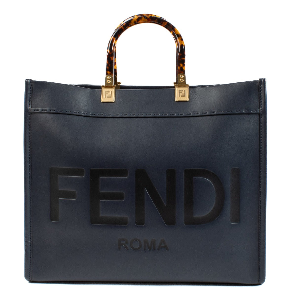 Fendi Blue Medium Sunshine Bag