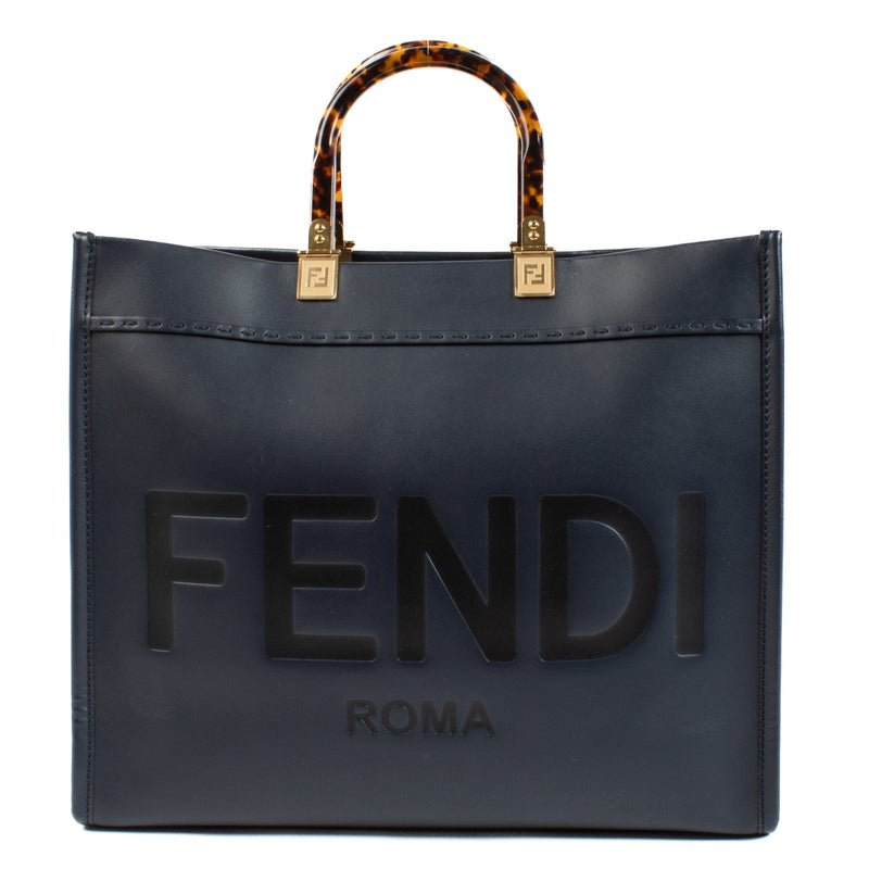 Fendi Blue Medium Sunshine Bag
