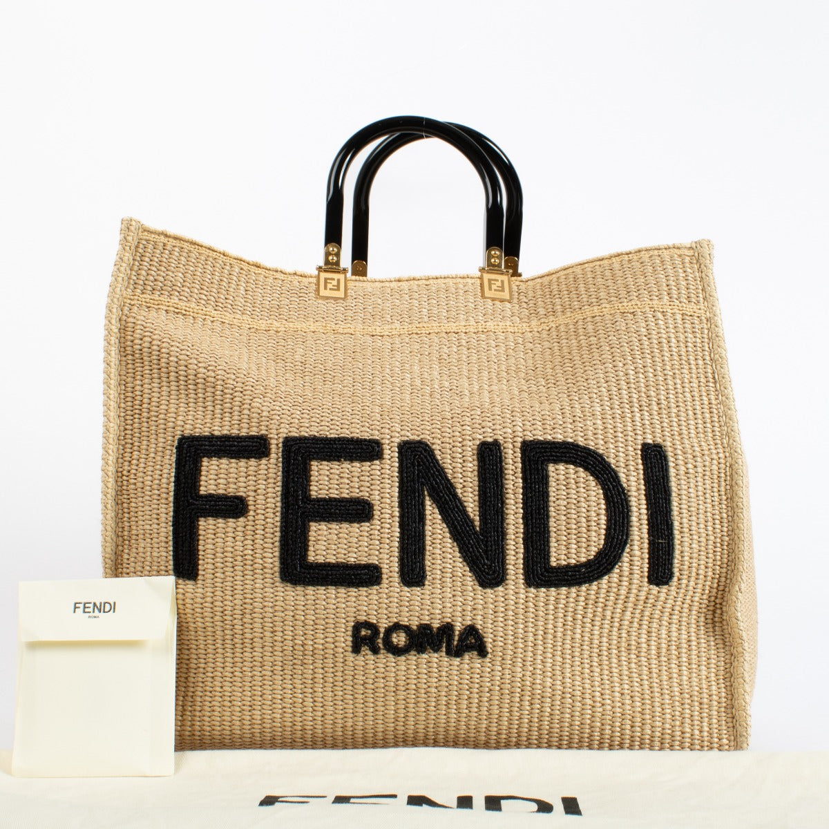 Fendi Raffia Large Sunshine Bag – Labellov