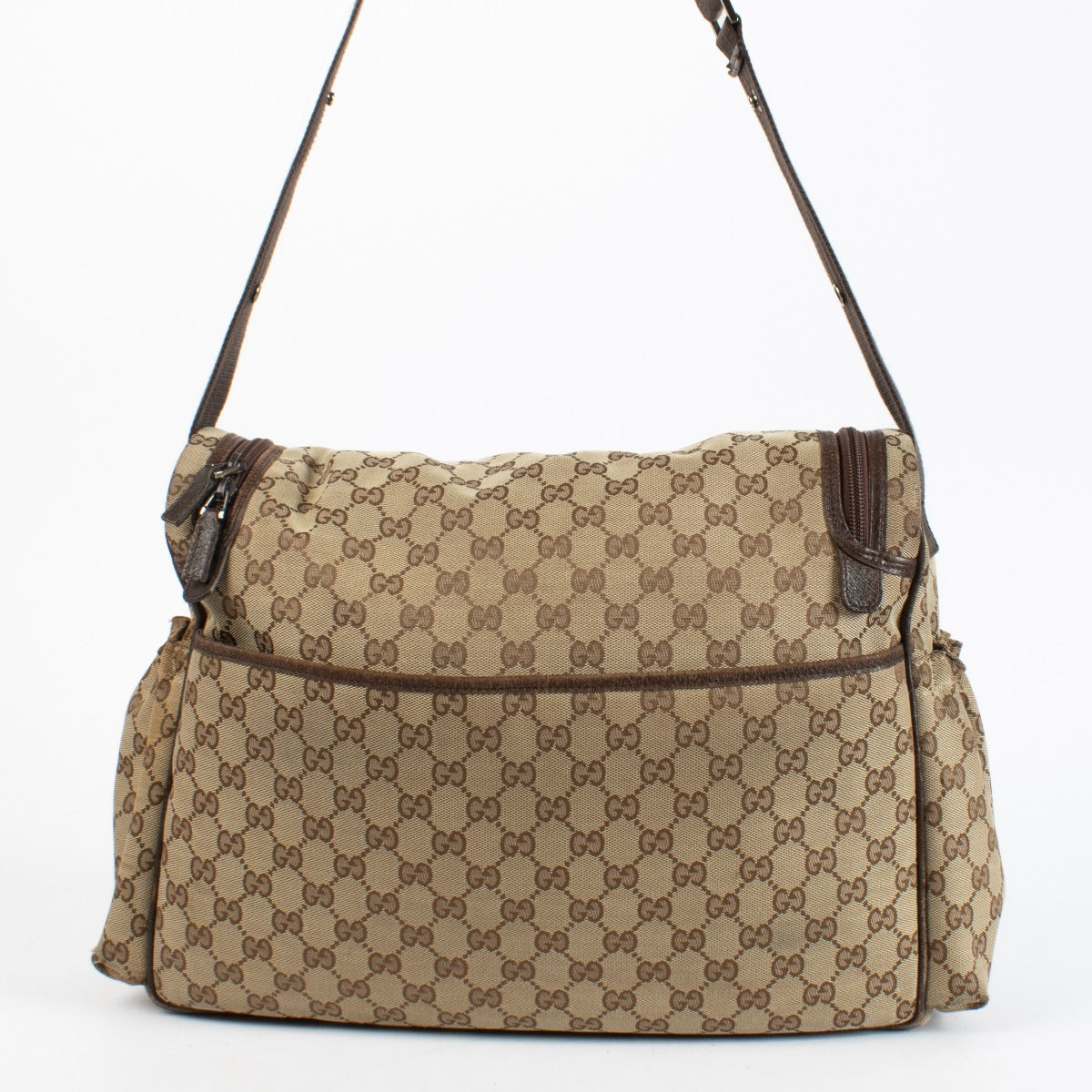 Authentic preloved Gucci GG Canvas Diaper Bag on Labellov.com