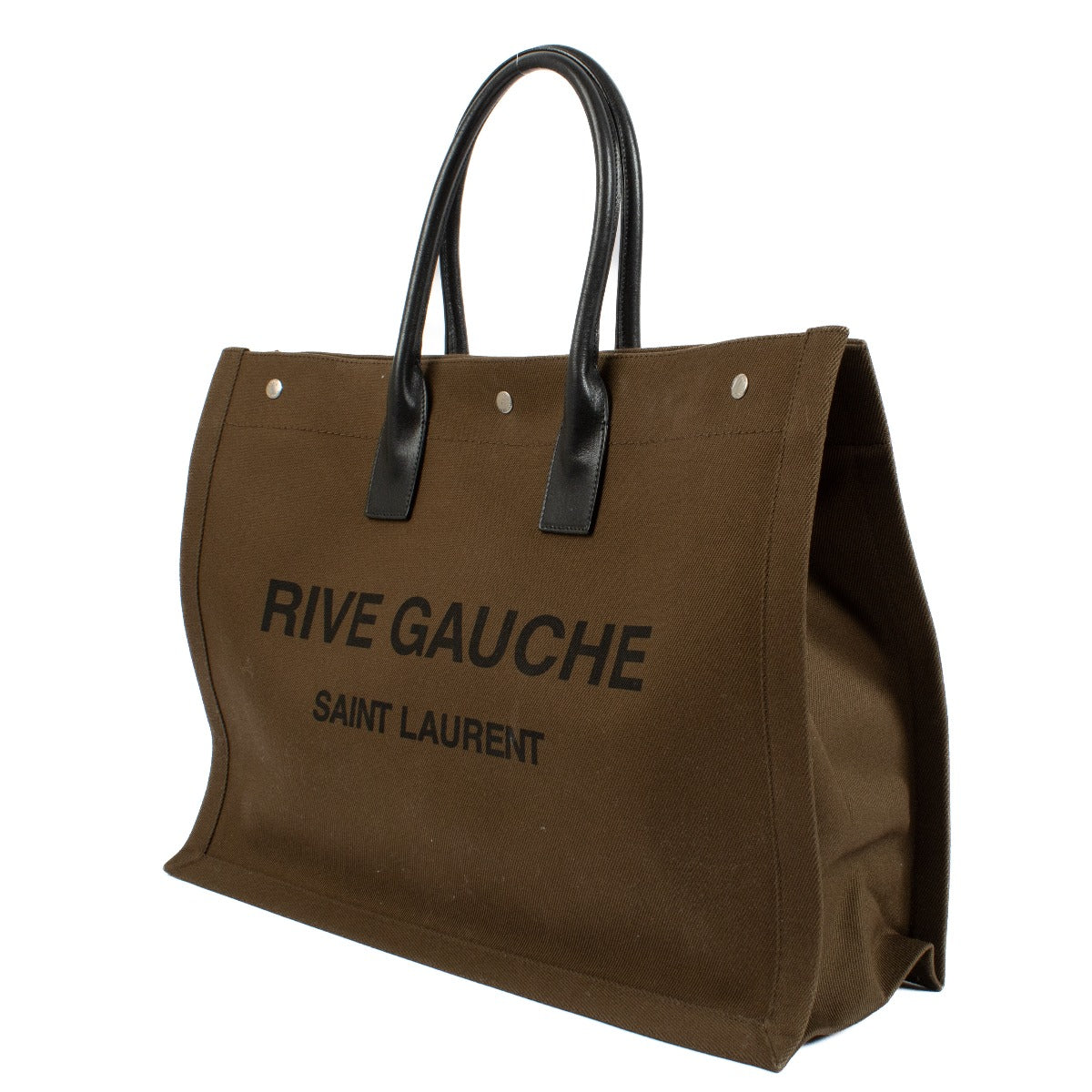Shop 100% authentic Saint Laurent Khaki Rive Gauche Bag on Labellov.com