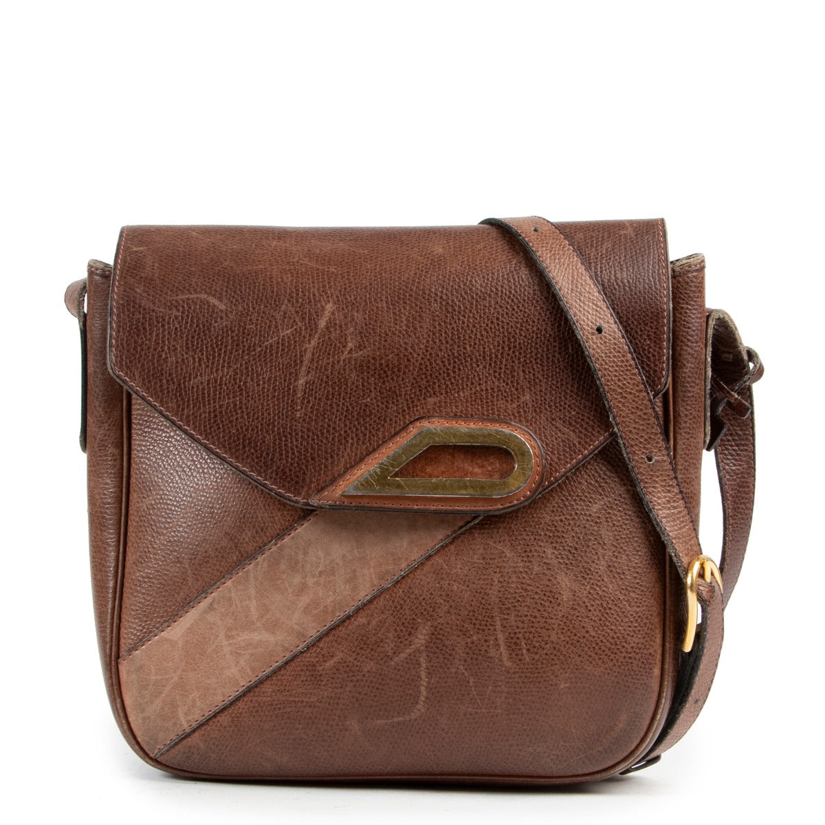 Delvaux Brown Shoulder- Crossbodybag