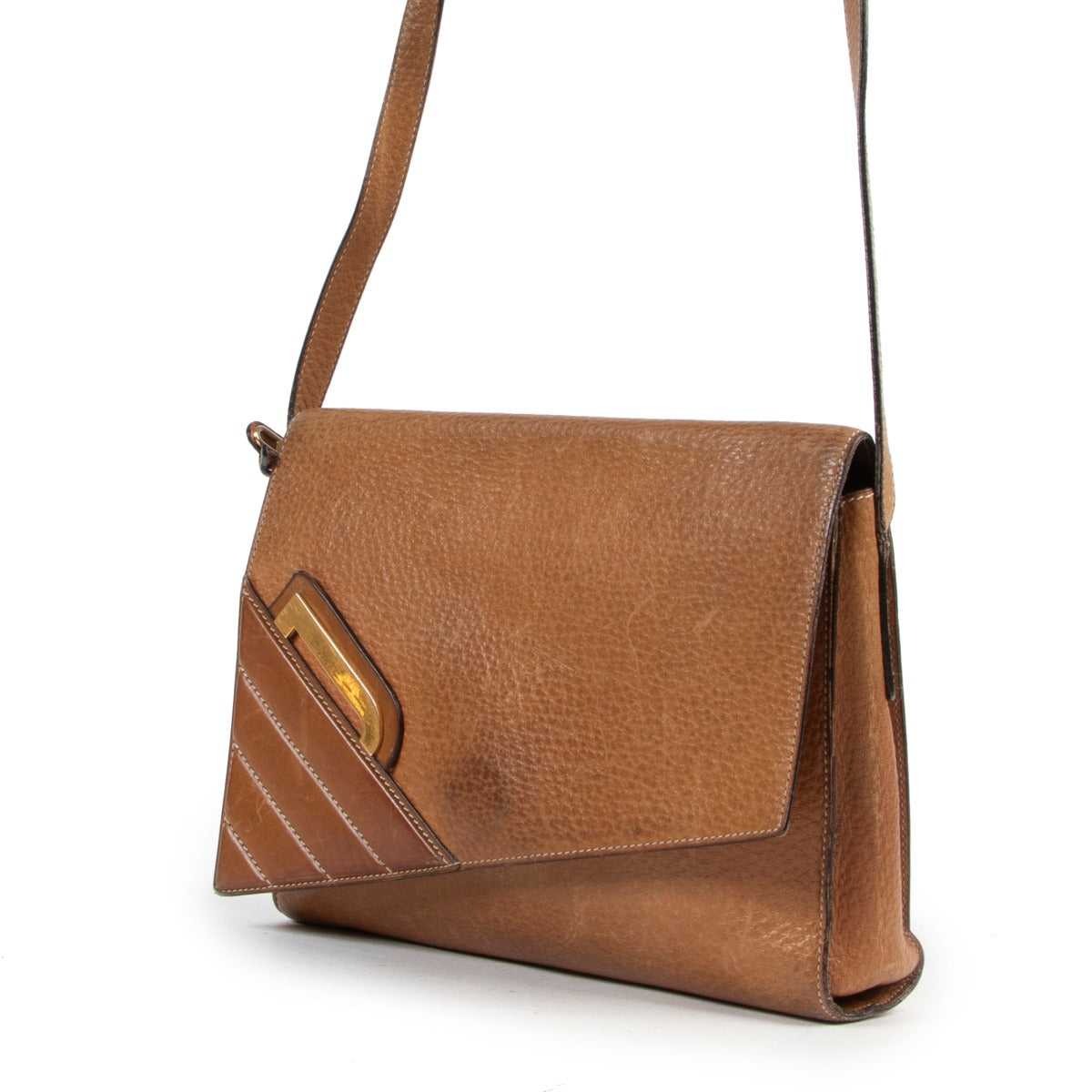 Unique Delvaux Brown Bag