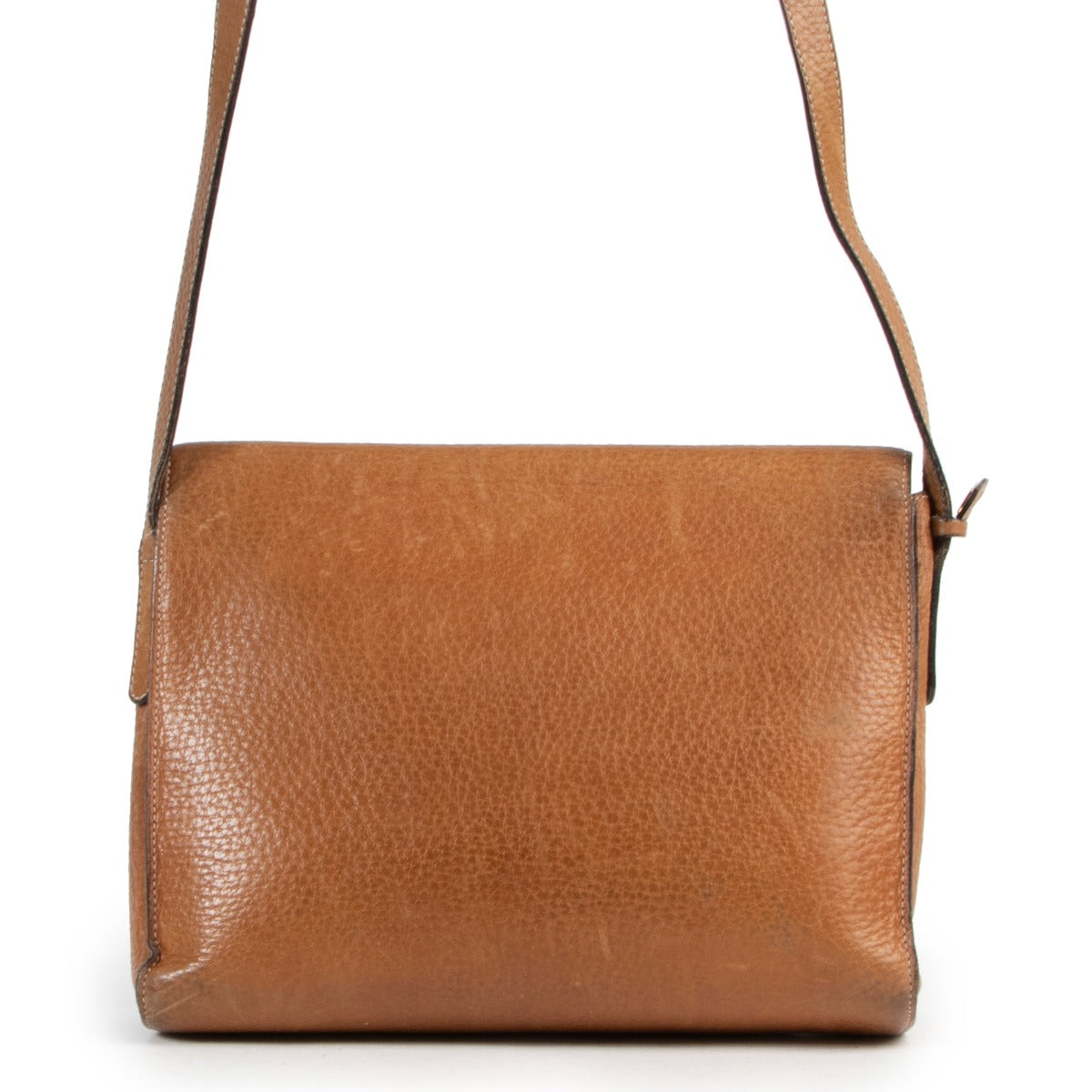 Delvaux Shoulder Bag Cognac