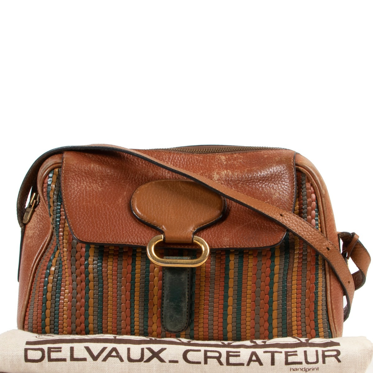 Delvaux Toile De Cuir