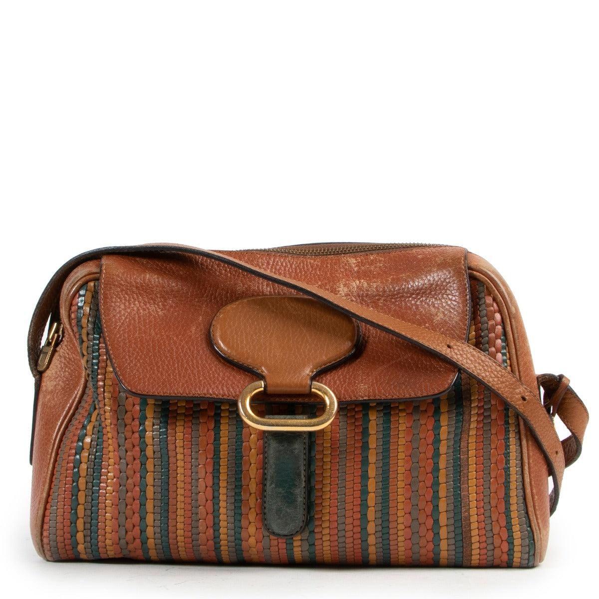 Delvaux Multicolour Toile De Cuir Crossbody