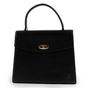 Louis Vuitton Malesherbes Black Epi Top Handle