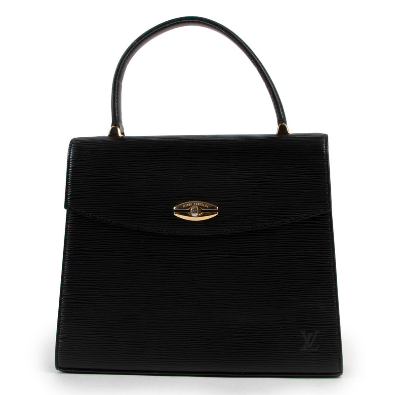 Louis Vuitton Malesherbes Black Epi Top Handle