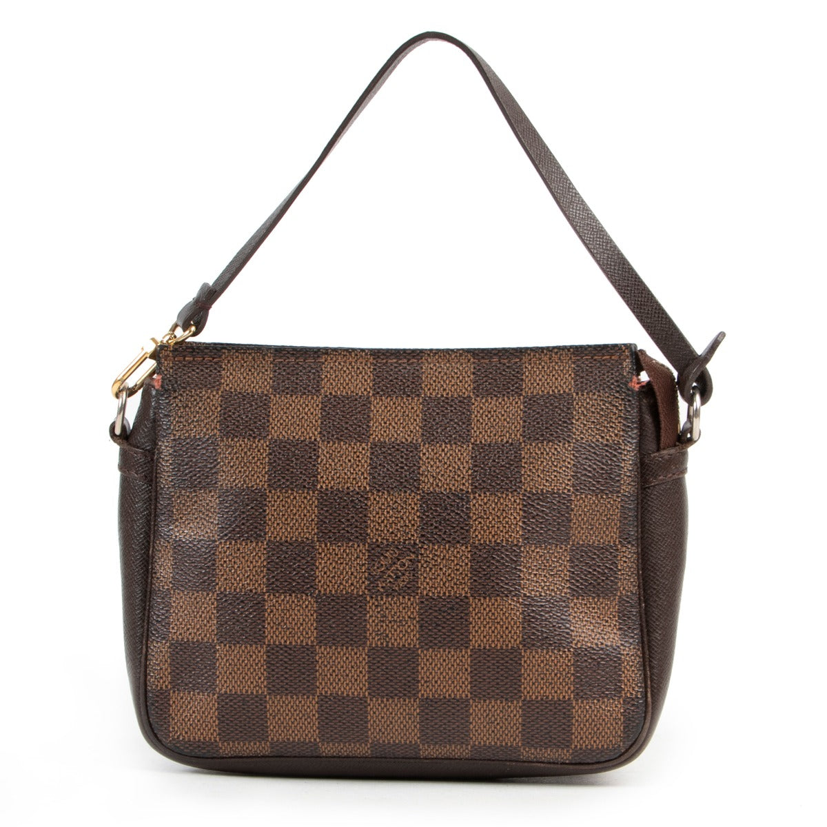 Louis Vuitton Pochette with Damier Ebene Pattern