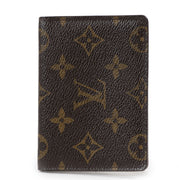 Authentieke Tweedehands Louis Vuitton Monogram Leather Card Holder juiste prijs veilig online shoppen luxe merken webshop winkelen Antwerpen België mode fashion
