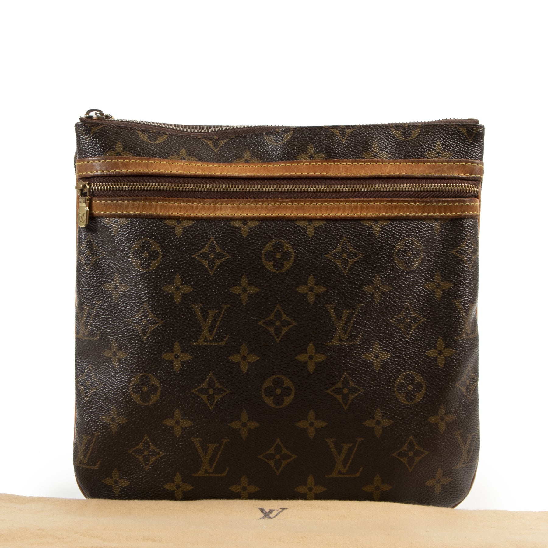 Authentic secondhand Louis Vuitton Monogram Canvas Bosphore Messenger Bag designer bags fashion luxury vintage webshop safe secure online shopping