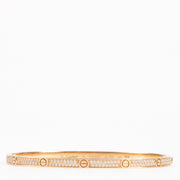 Shop the authentic Cartier Pavé Diamonds Rose Gold LOVE Small Bracelet on Labellov.com !