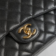 Shop the authentic Chanel Black Caviar Maxi Classic Flap Bag on Labellov.com !