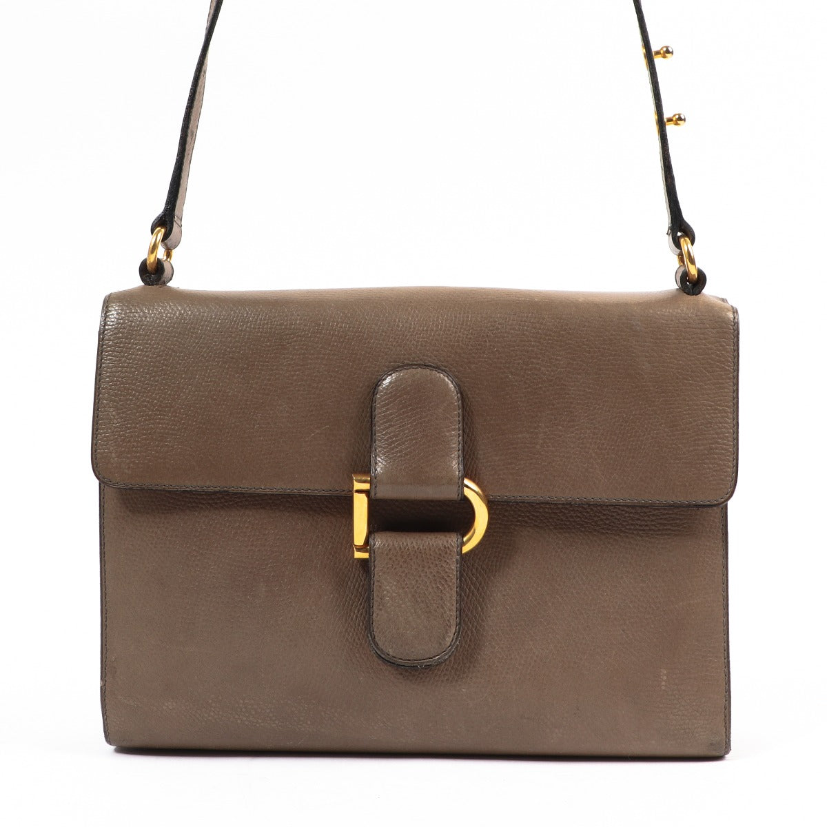 Delvaux Tan Leather Vintage Crossbody Bag