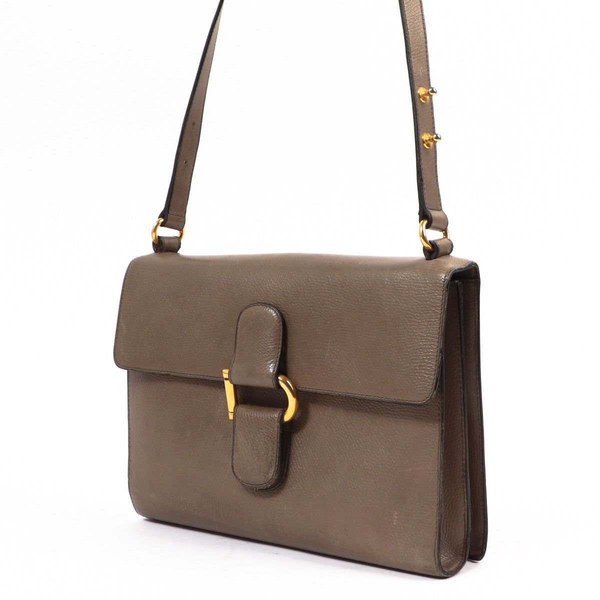 Delvaux Tan Leather Vintage Crossbody Bag
