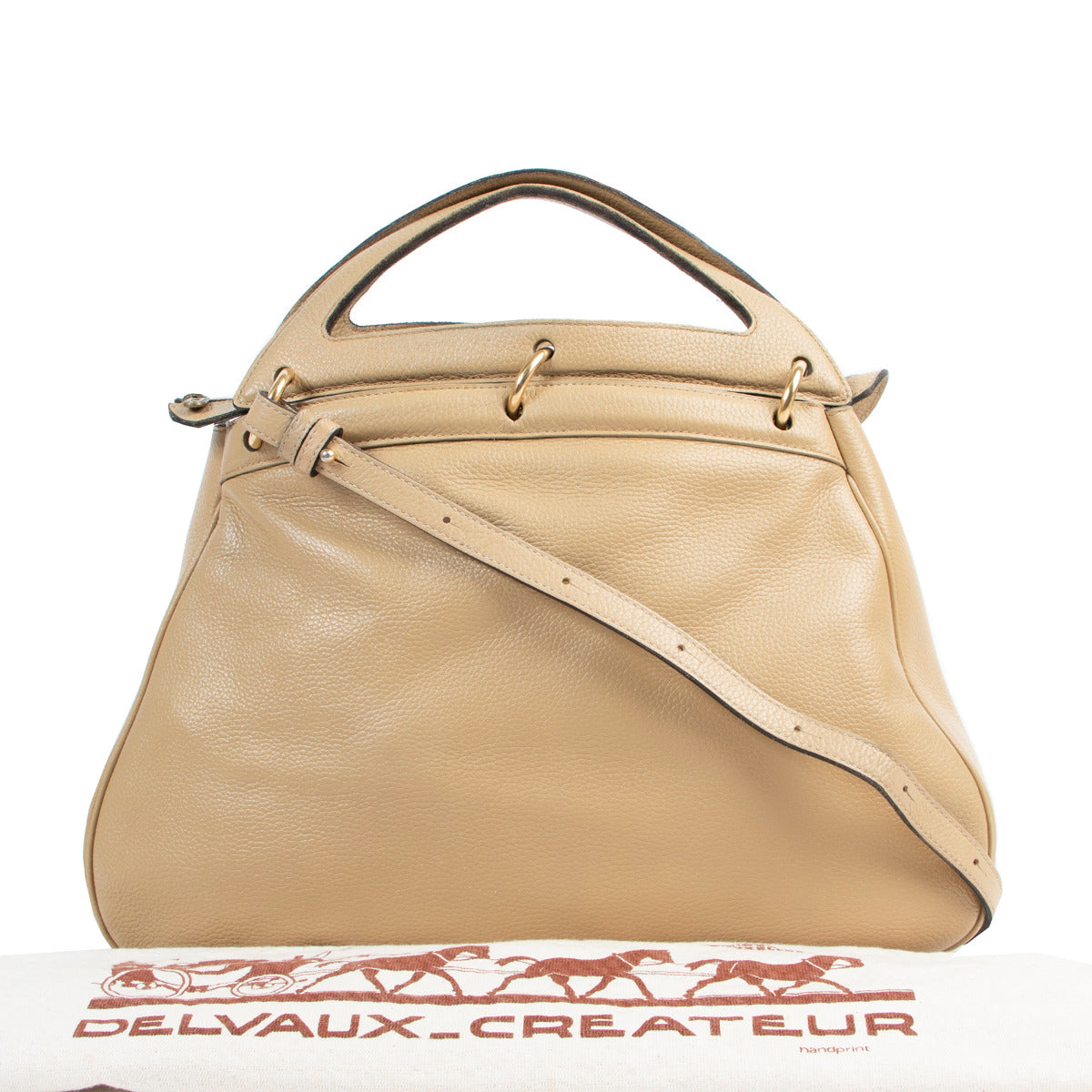 Delvaux Sand Top Handle Shoulderbag