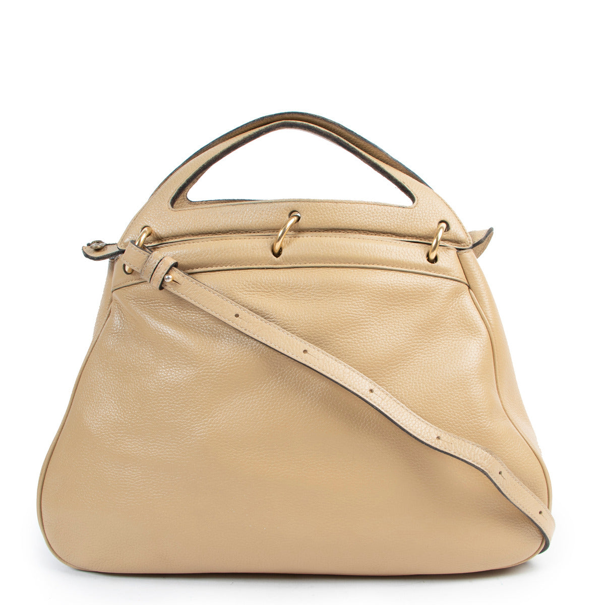 Delvaux Sand Top Handle Shoulderbag