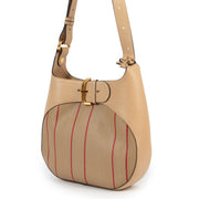 shop safe online Delvaux Chardonnay Toile de Cuir Desert Bag
