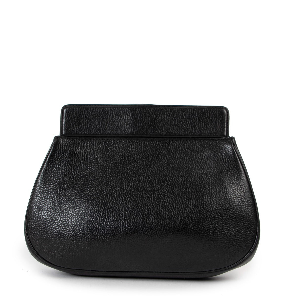 Delvaux Blue Round Clutch now available at Labellov. Secondhand Delvaux designer items ready for a secondlife.