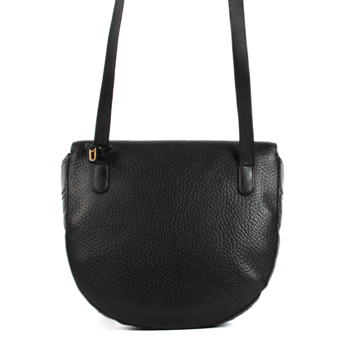 Delvaux Black Leather Crossbody Bag